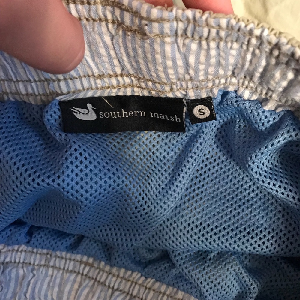 Men’s southern marsh swim trunks
